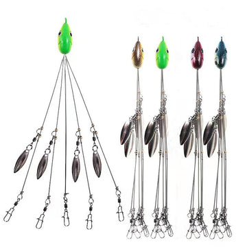 Main product image: 4Pack Alabama Rig umbrella 5-arm multicolor