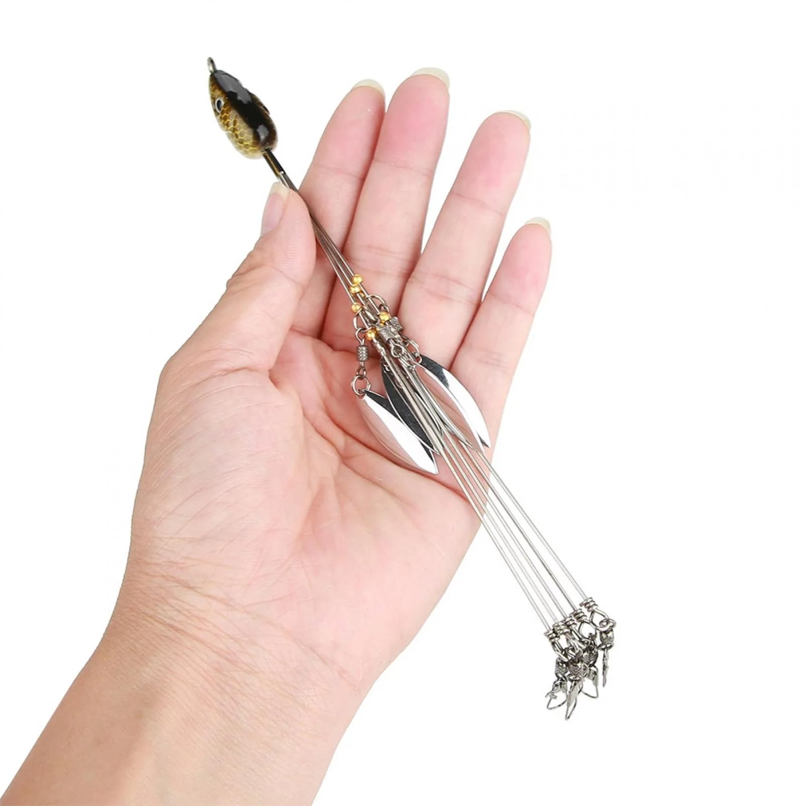 Close-up of ABS and metal construction details