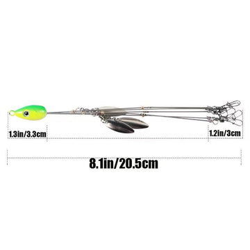 Product length 21.5 cm (8.46 inches) and 5-arm design