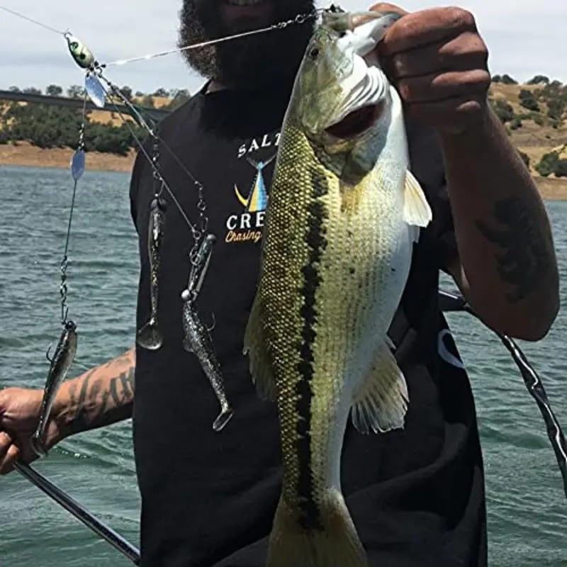 4Pack Alabama Rig Fishing Bait in multicolor packaging