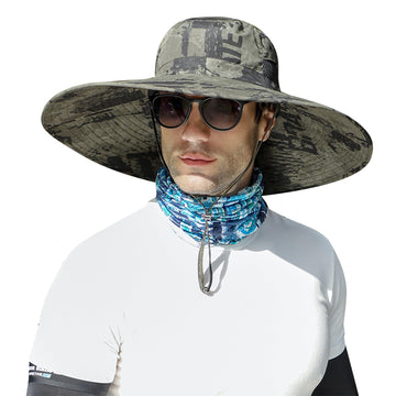 ALANGDUOXXL XXL big head sun hat front view