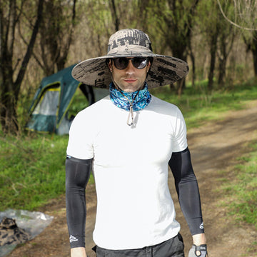 Outdoor use of ALANGDUOXXL safari sun hat for men and women
