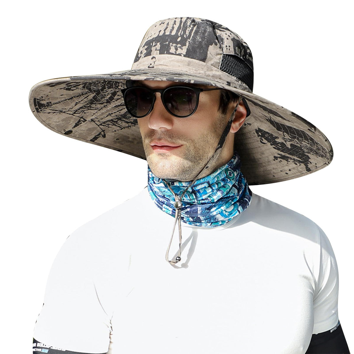 ALANGDUOXXL XXL Big Head Sun Hat - front view