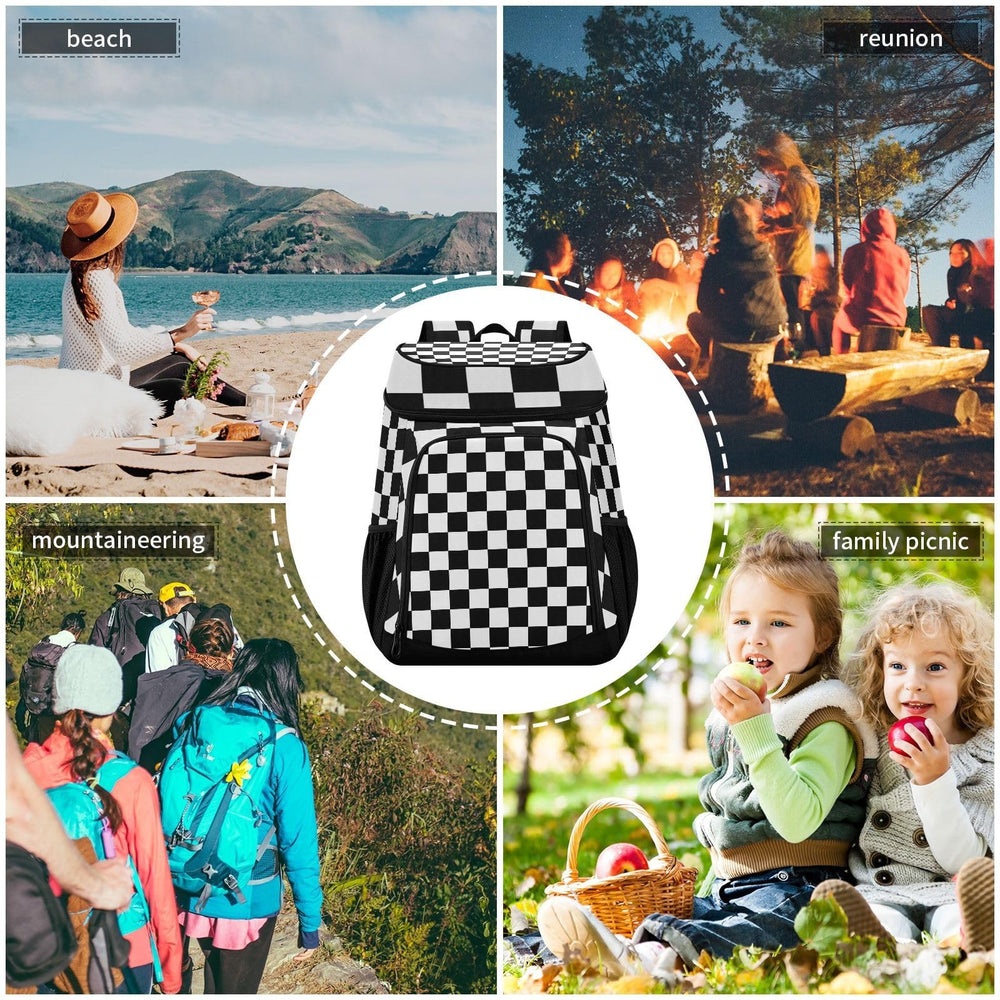 ALAZA cooler backpack ready for beach, picnic, or camping adventures.