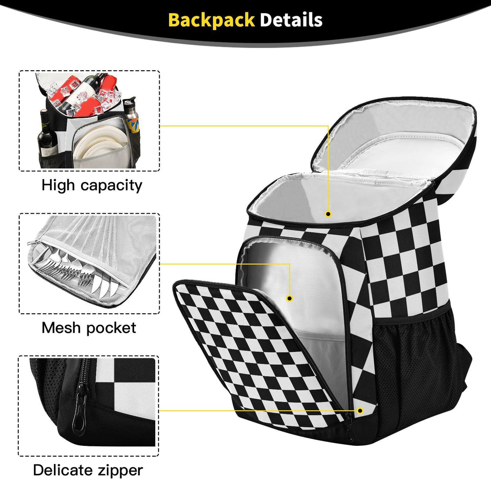 ALAZA padded back strap for comfortable hiking support.