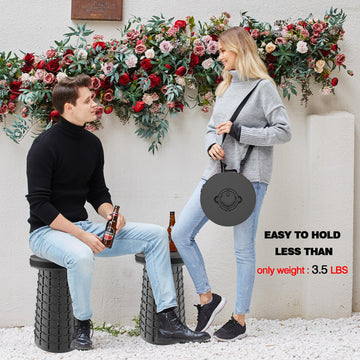 ALEVMOOM stool diameter 11.8 inches for balanced seating