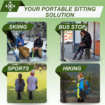 ALEVMOOM versatile indoor outdoor stool for camping and home use