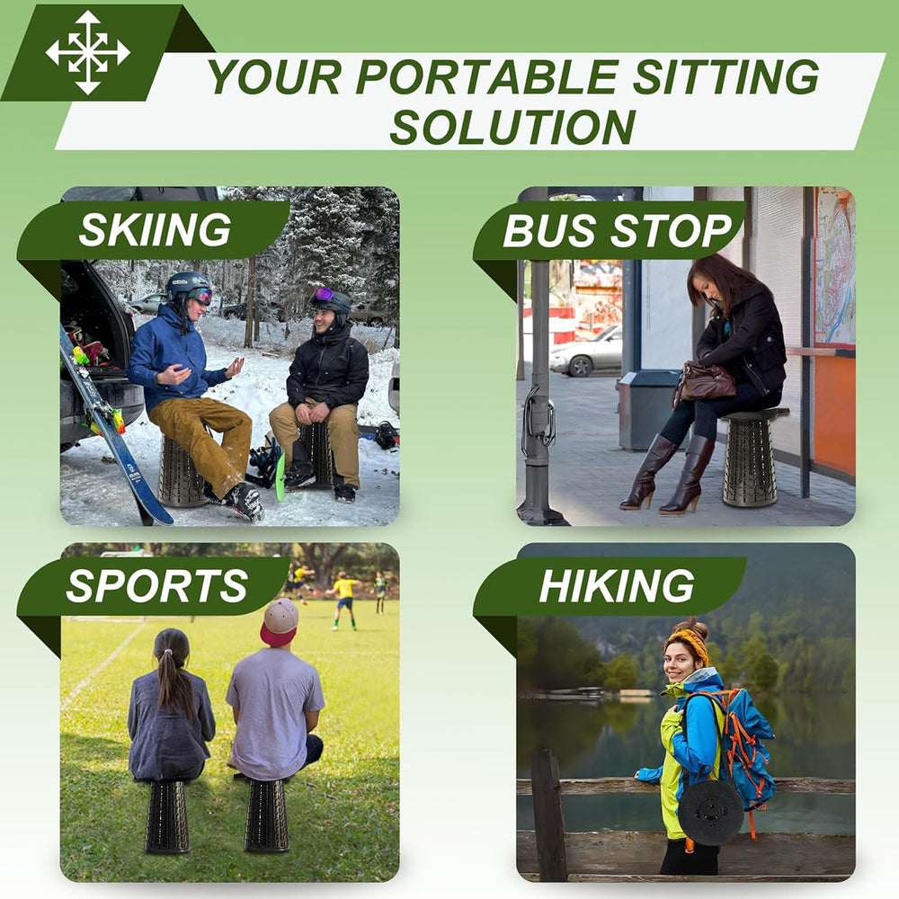 ALEVMOOM versatile indoor outdoor stool for camping and home use