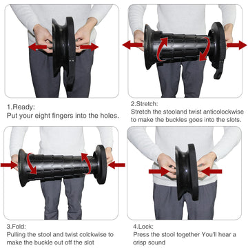ALEVMOOM stool 550lbs-capacity supports heavy-duty use.
