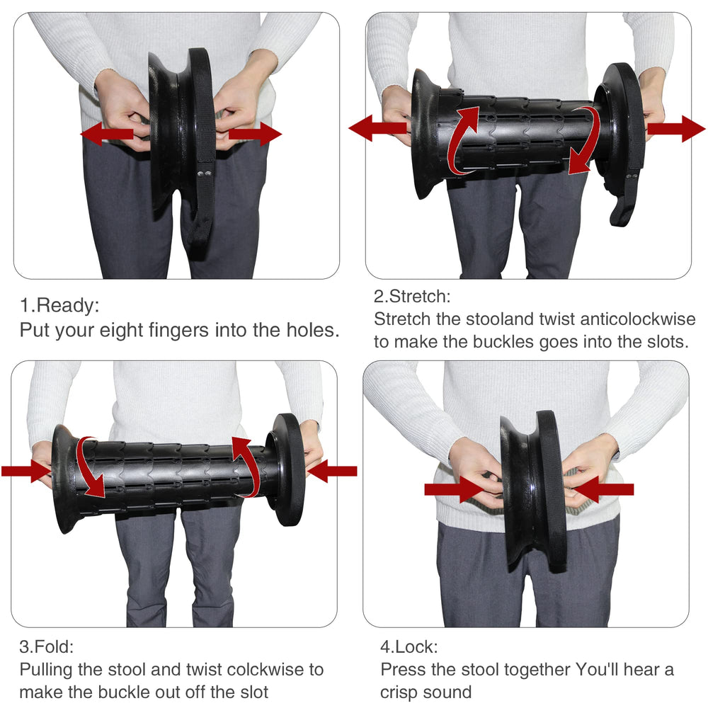 ALEVMOOM stool 550lbs-capacity supports heavy-duty use.