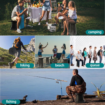 ALEVMOOM camping and festival seating in tight spaces becomes convenient and stable.