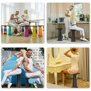ALEVMOOM stool indoor-outdoor-use suitable for camping and BBQ.