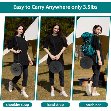 ALEVMOOM lightweight design at 3.5 lbs eases carrying on trips.