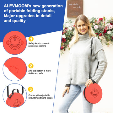 ALEVMOOM 18-1-inch XL compact folded form fits in bags.