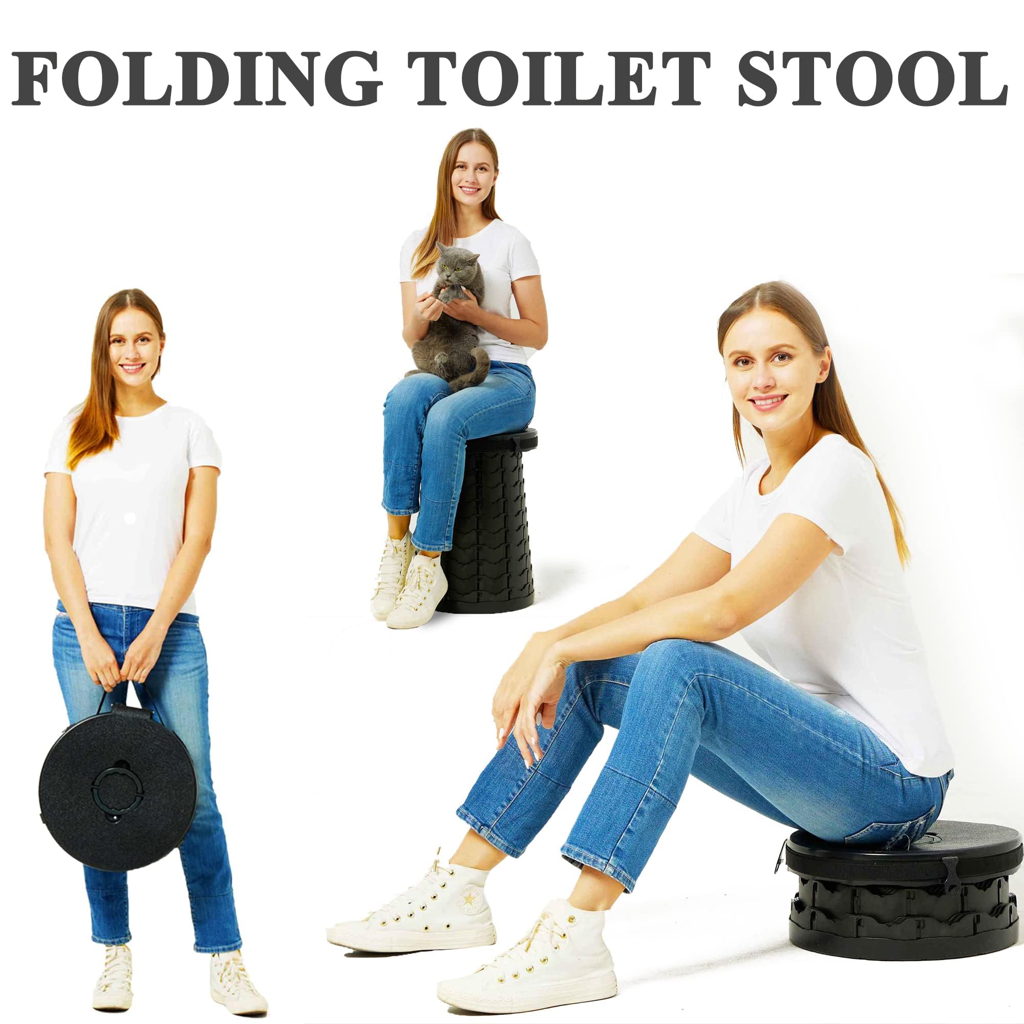 Storage bag included with ALEVMOOM XXL portable toilet and accessories.