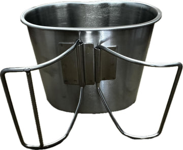 ALFA1 GI canteen electro-polished surface reflects light with high-quality finish.