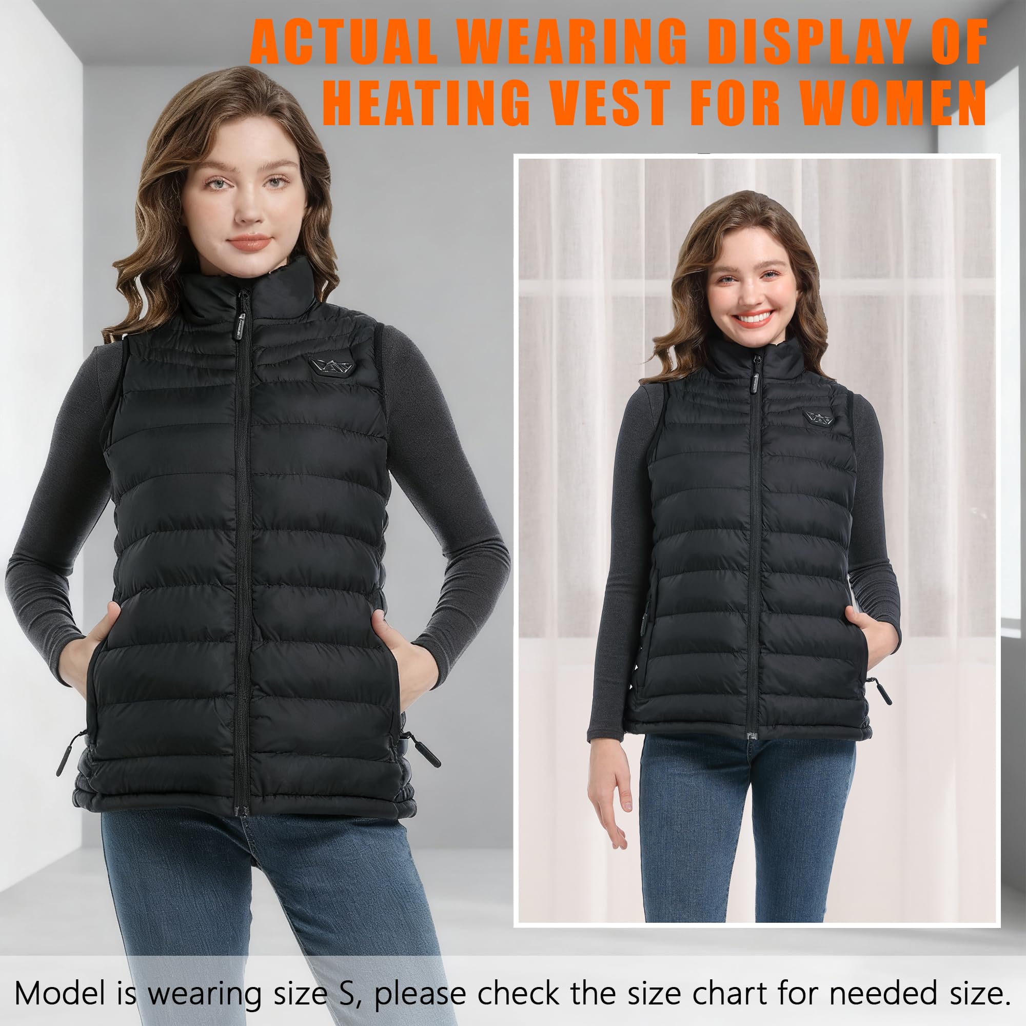 USB port on the alfrescool vest lets you charge a phone.