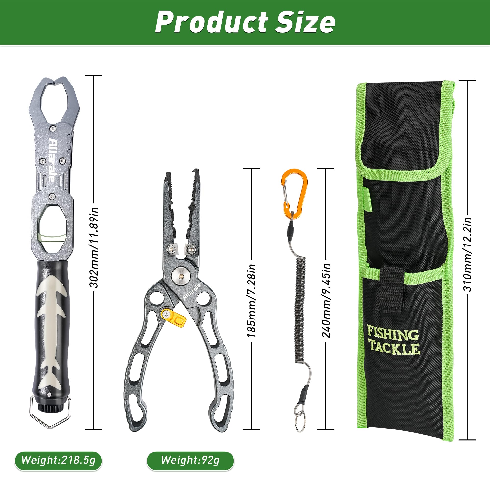 Aliarale lip gripper with ergonomic non-slip handle for one-handed use.