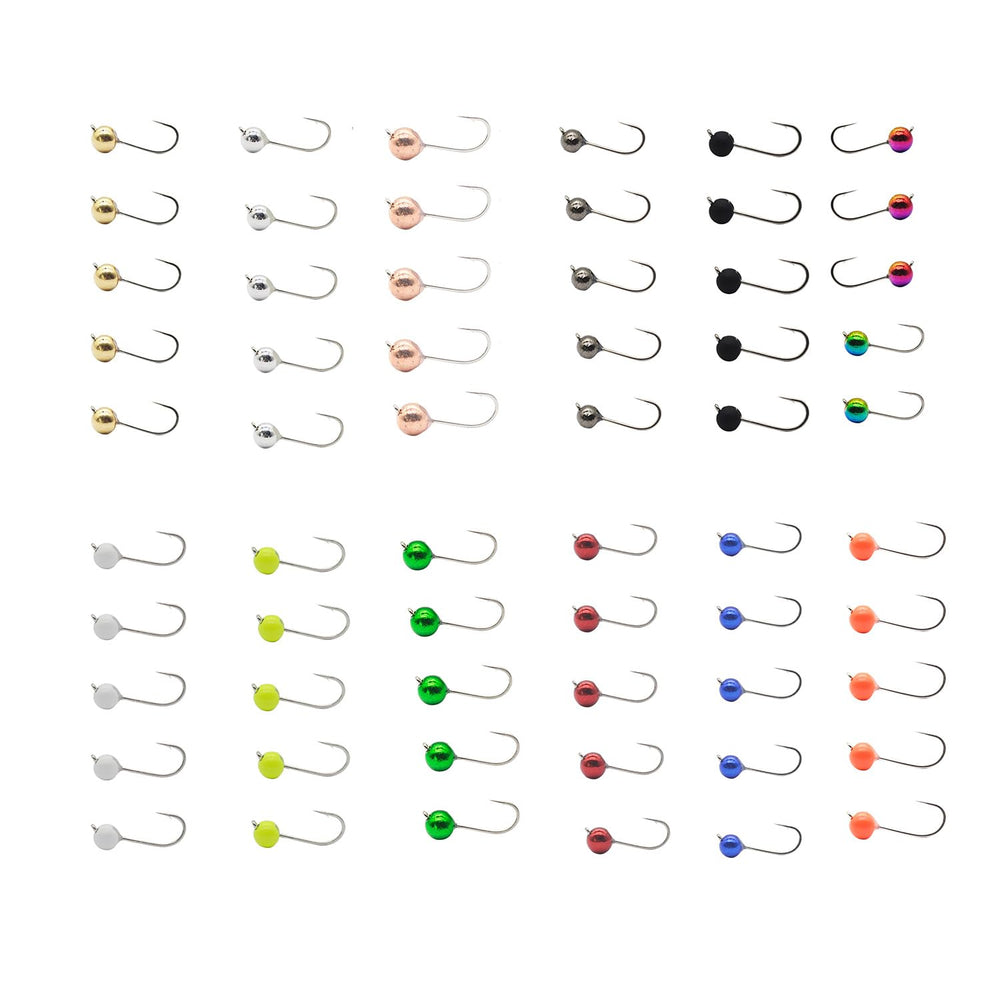 ALICHINO tungsten jig head 4.6mm profile for precise crappie jigging and fast sink.