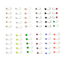 ALICHINO tungsten jig head 4.6mm profile for precise crappie jigging and fast sink.