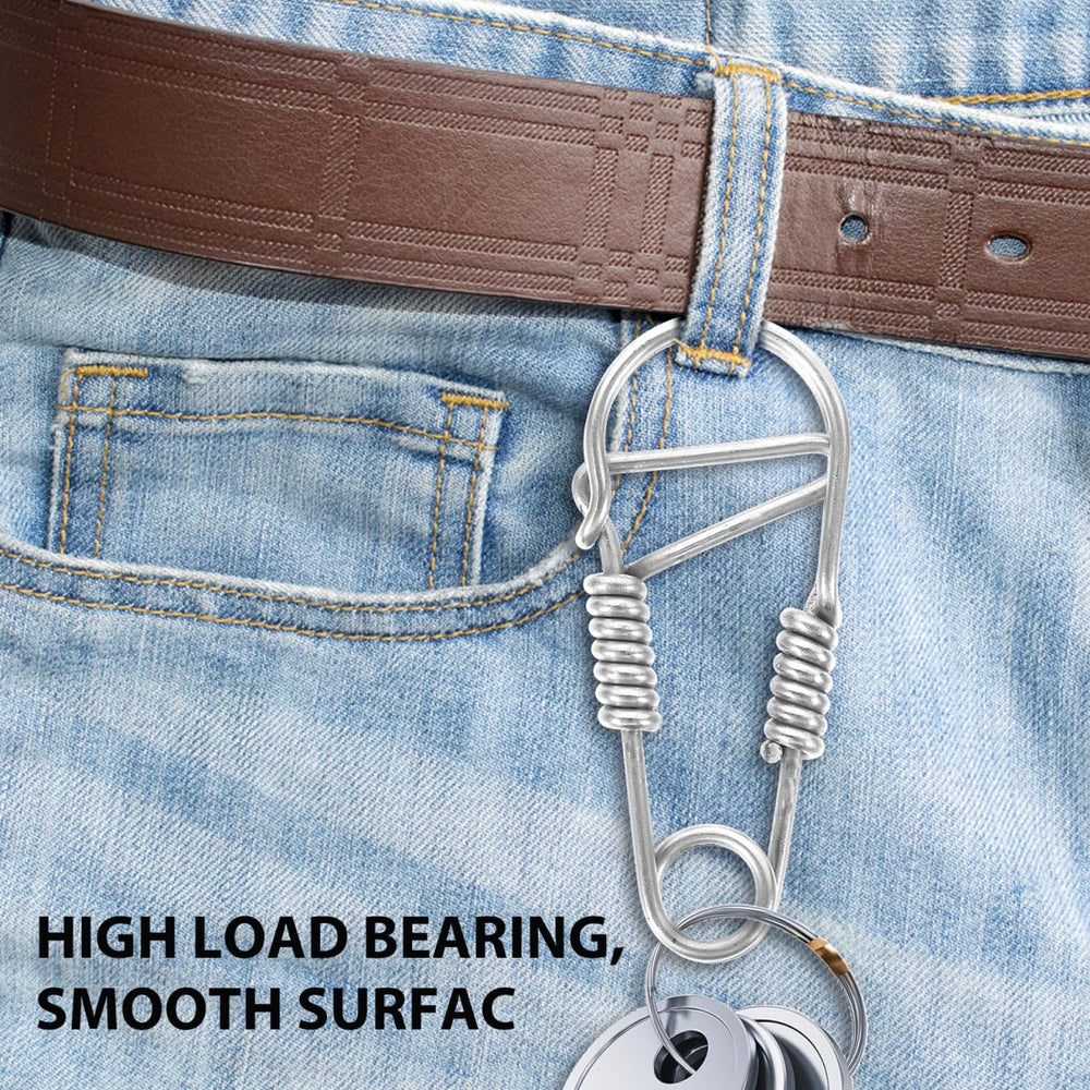 Alipis keychain hook attached to a backpack for quick access