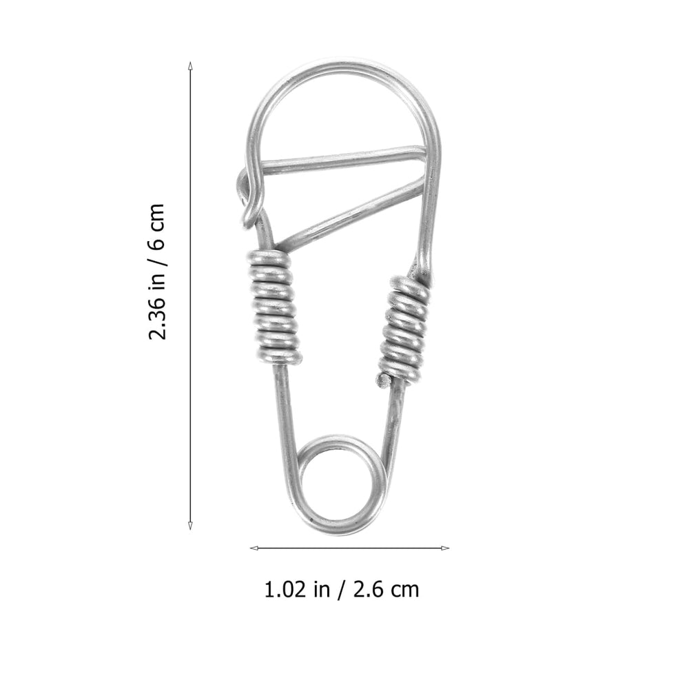 Alipis 2.36-inch size clip shown beside keys for reference