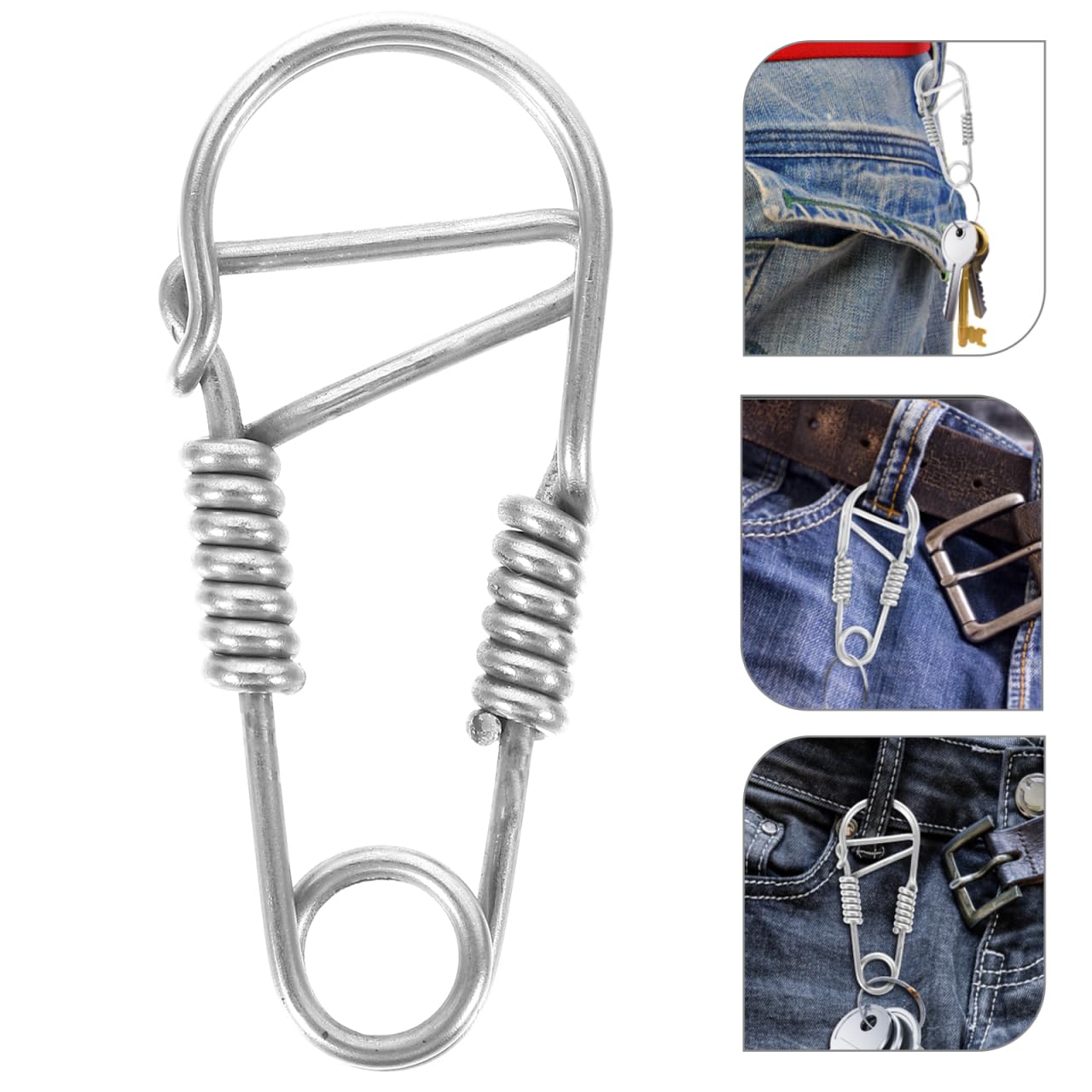 Alipis secure integrated snap clasp resisting accidental detachment