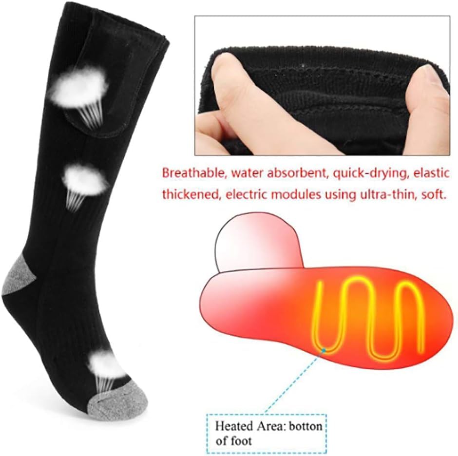 ALITERCY ergonomic heating elements deliver even warmth across the feet