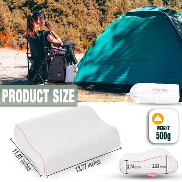 alkamto extra cover provides an easy-to-clean protective layer for the pillow