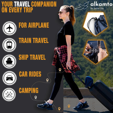 Alkamto OEKO-TEX standard fabric ensures natural materials for safe travel.