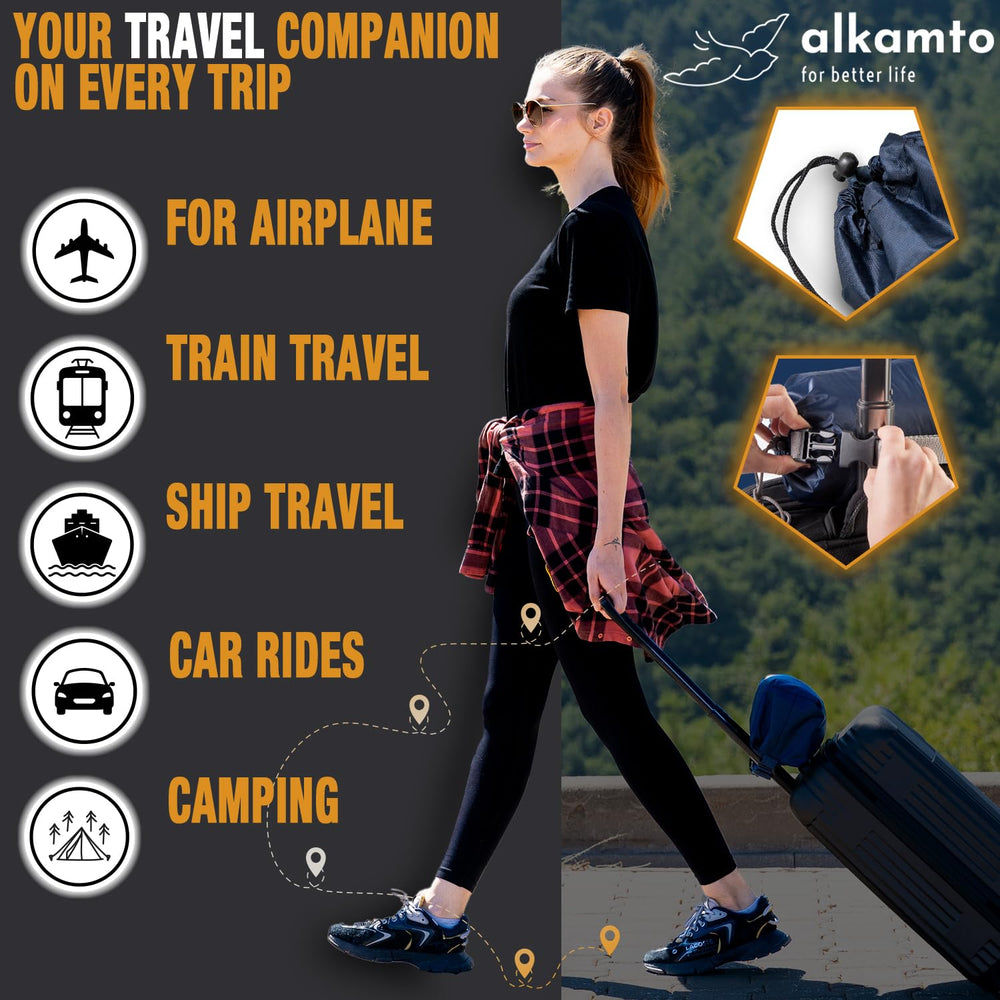Alkamto OEKO-TEX standard fabric ensures natural materials for safe travel.