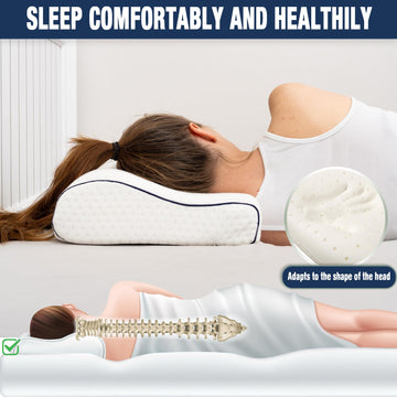 Alkamto pillow inner cotton cover protects memory foam from dirt