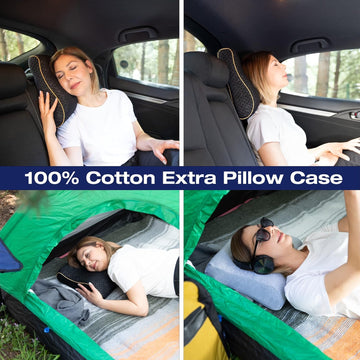 Alkamto pillow with ventilation holes keeps air flowing for drier nights