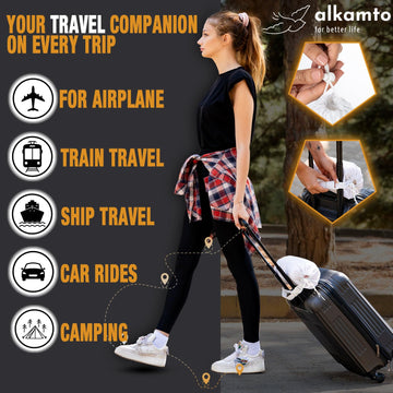 alkamto travel pillow extra cover highlights washable cotton option