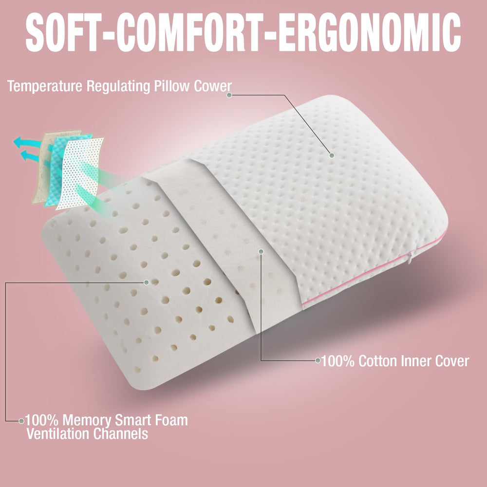 alkamto travel pillow in use on hotel bed for home-like comfort