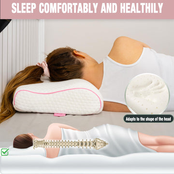 alkamto pillow ventilation holes keep air flowing and cool during rest