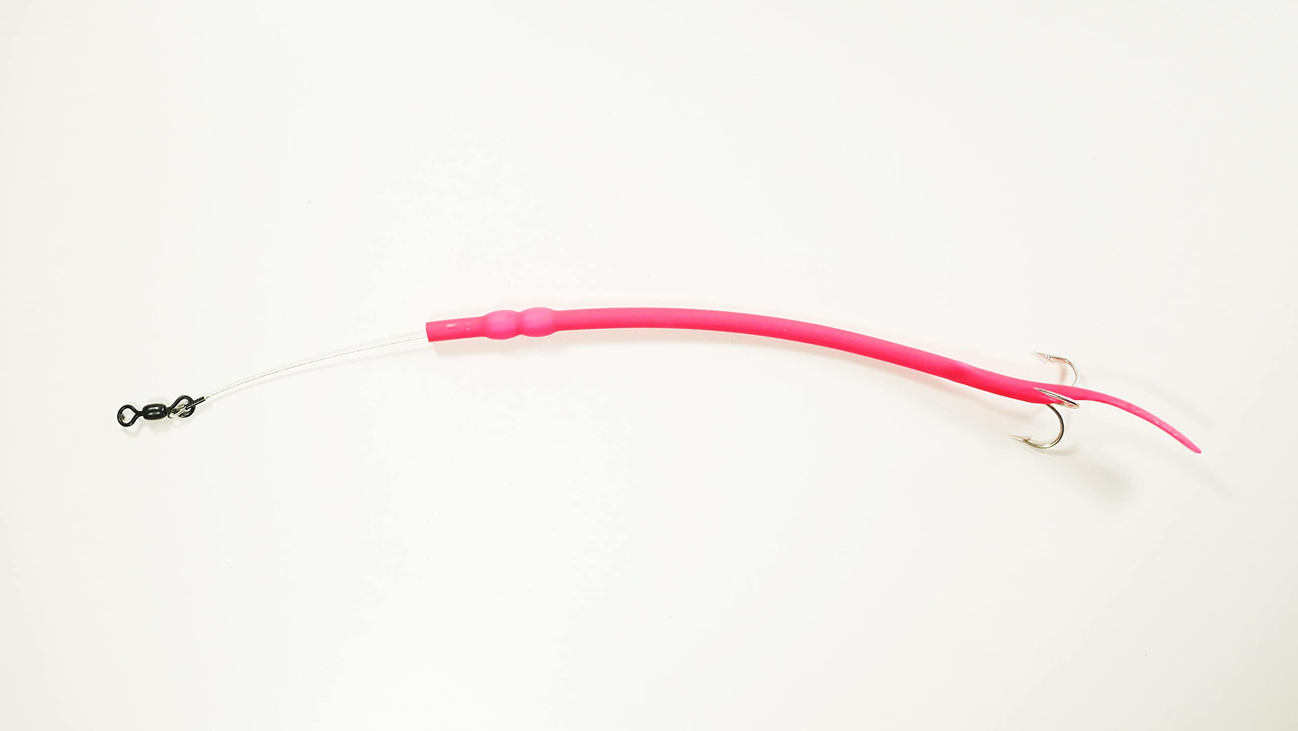 All About The Bait 3-Pack Baby Barracuda Tube Lure Pink - 13" total length, 10" tube