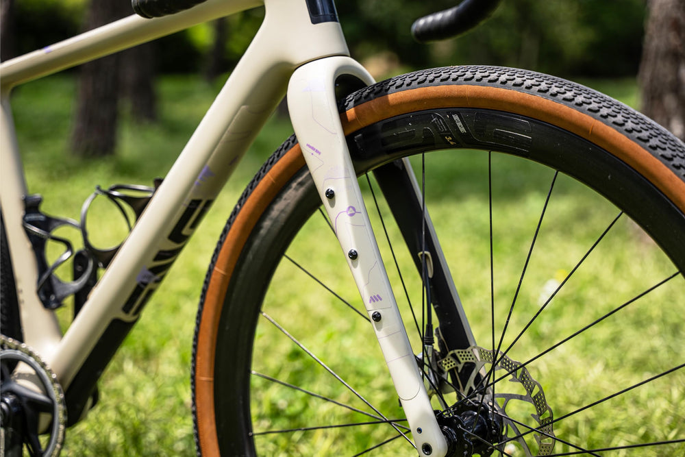 All Mountain Style frame protector kit keeps bikes looking clean ride after ride.