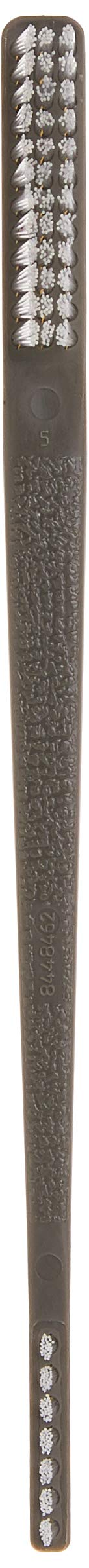 Double-ended brushes for large surface scrubbing and precision cleaning