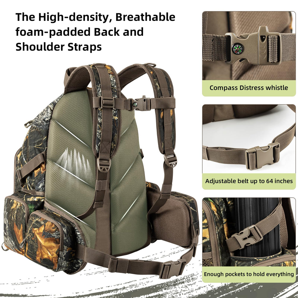 ALLBLESSED hunting backpack tear-resistant fabric emphasizes durability in the field
