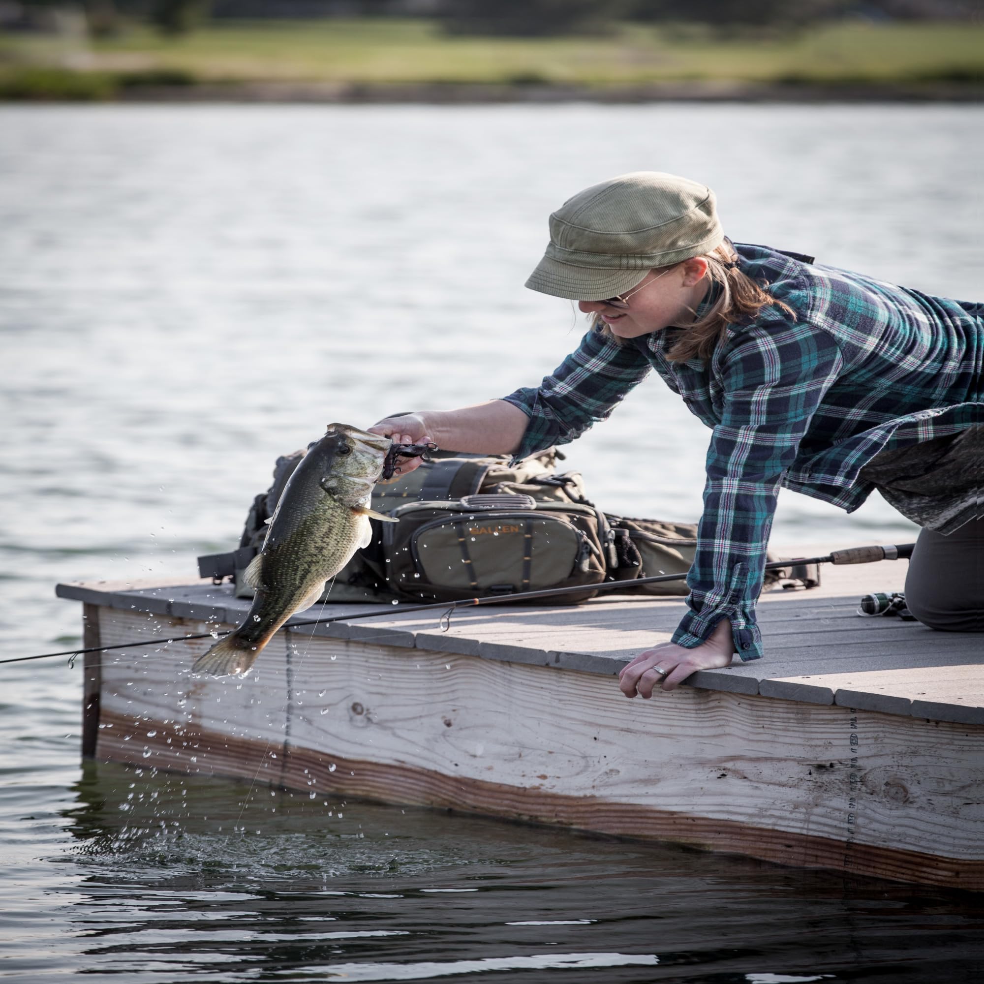 Allen Co Spring Creek bag holds up to ten fly reels or six spinning reels.