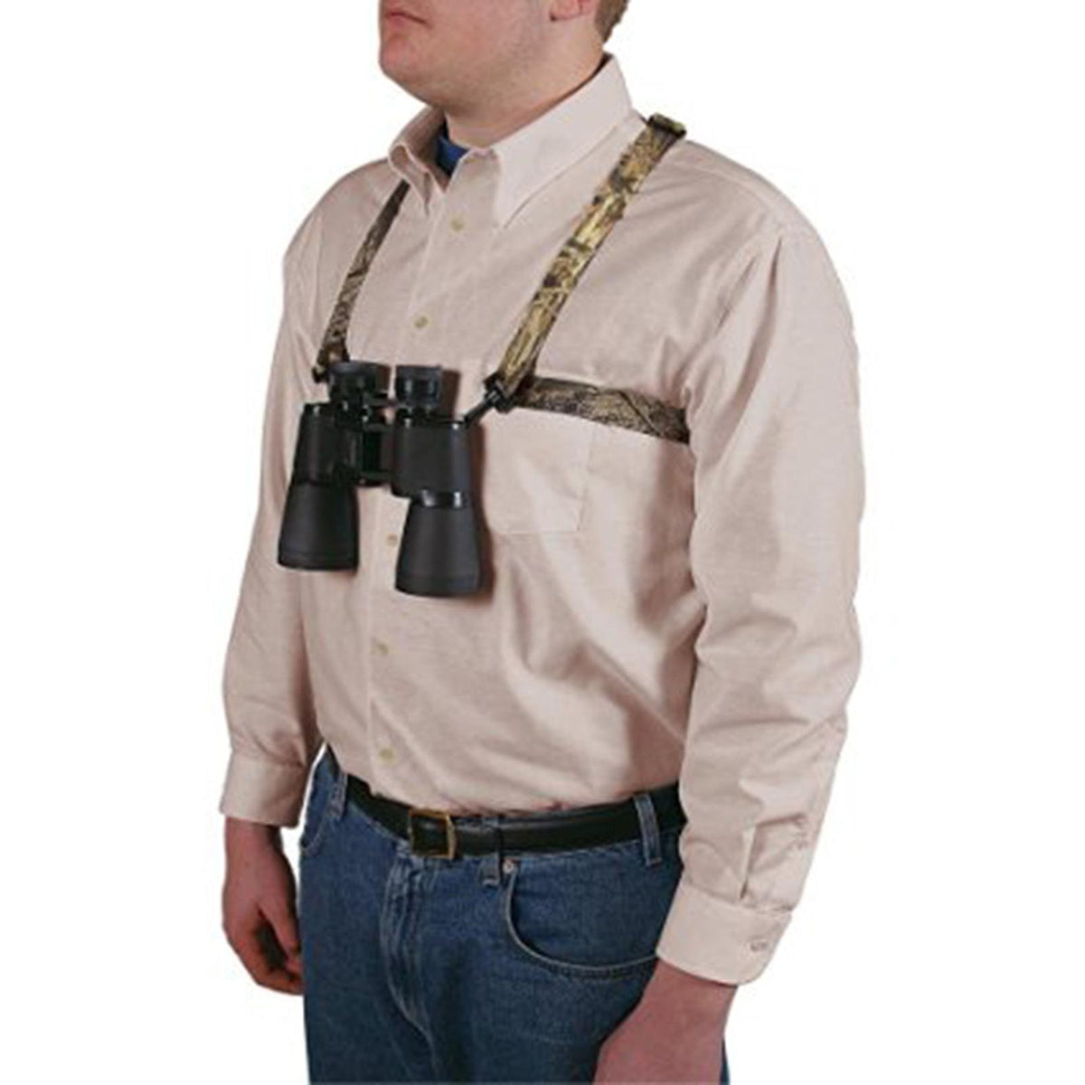 Allen Company Adjustable Binocular Strap in camouflage pattern