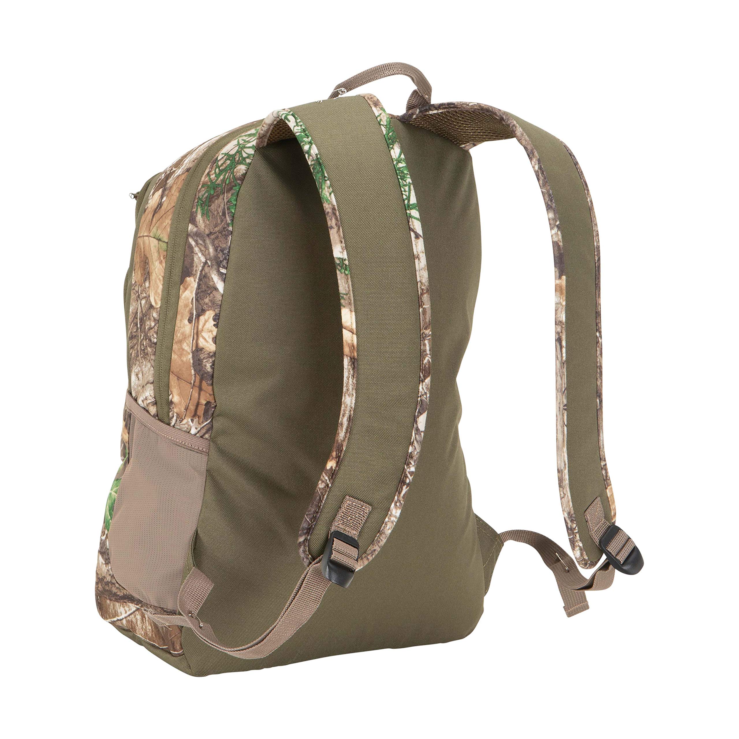 AC ALLEN Realtree Edge strap closeup reveals padded support for shoulder comfort.