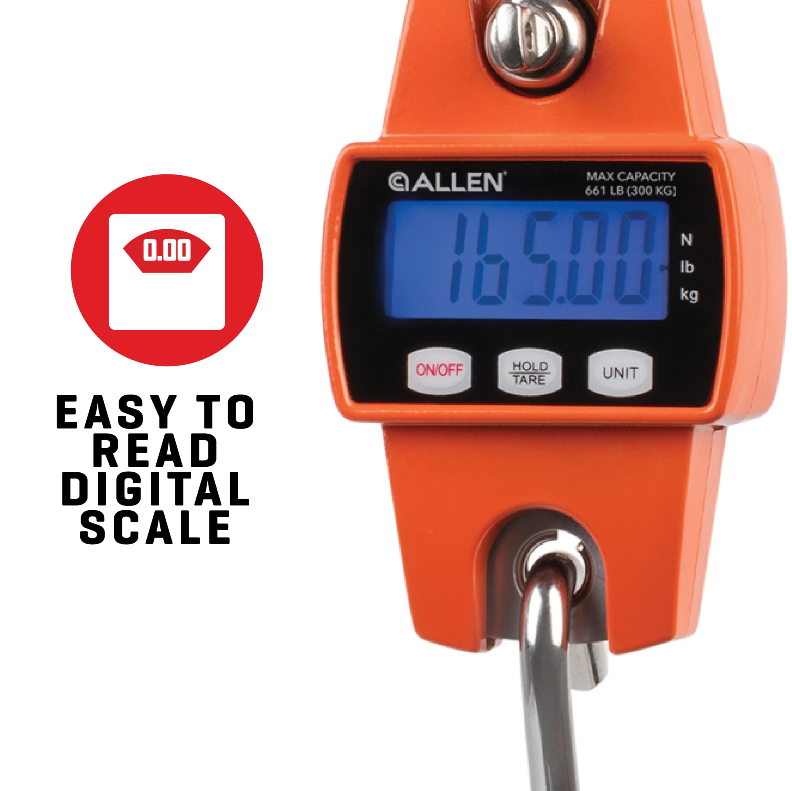 AC ALLEN Digital Game Scale overload protection for safe weighing