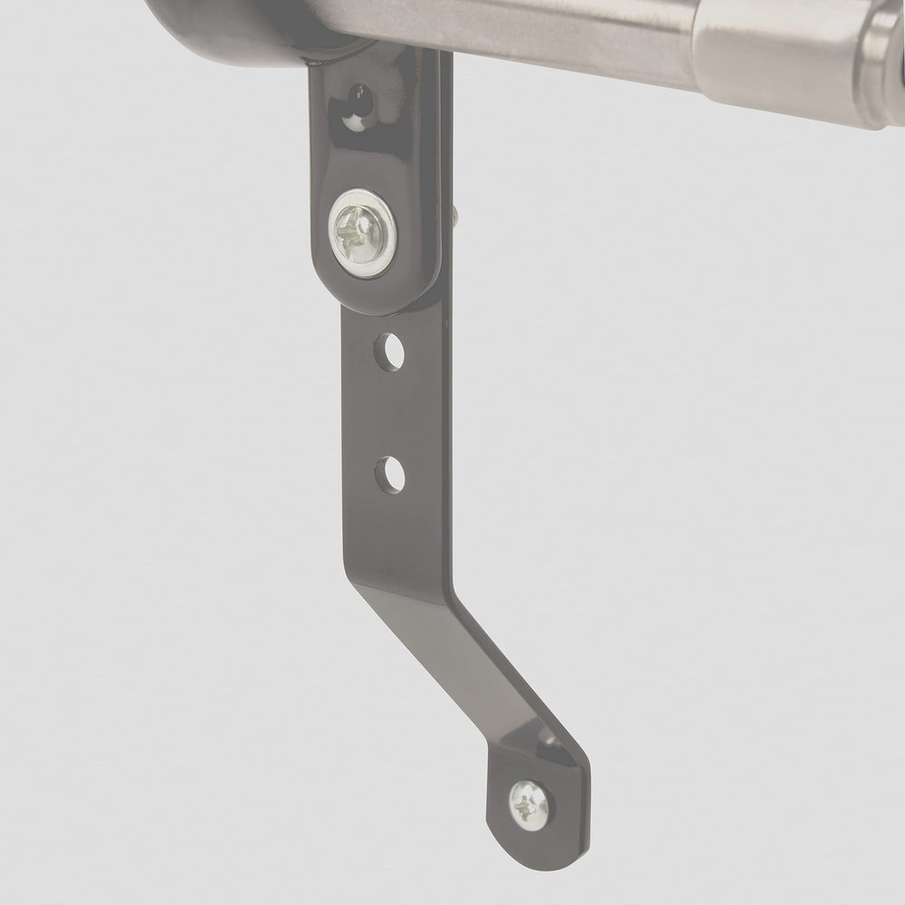 Secure two-piece system supporting front and rear of firearm or bow