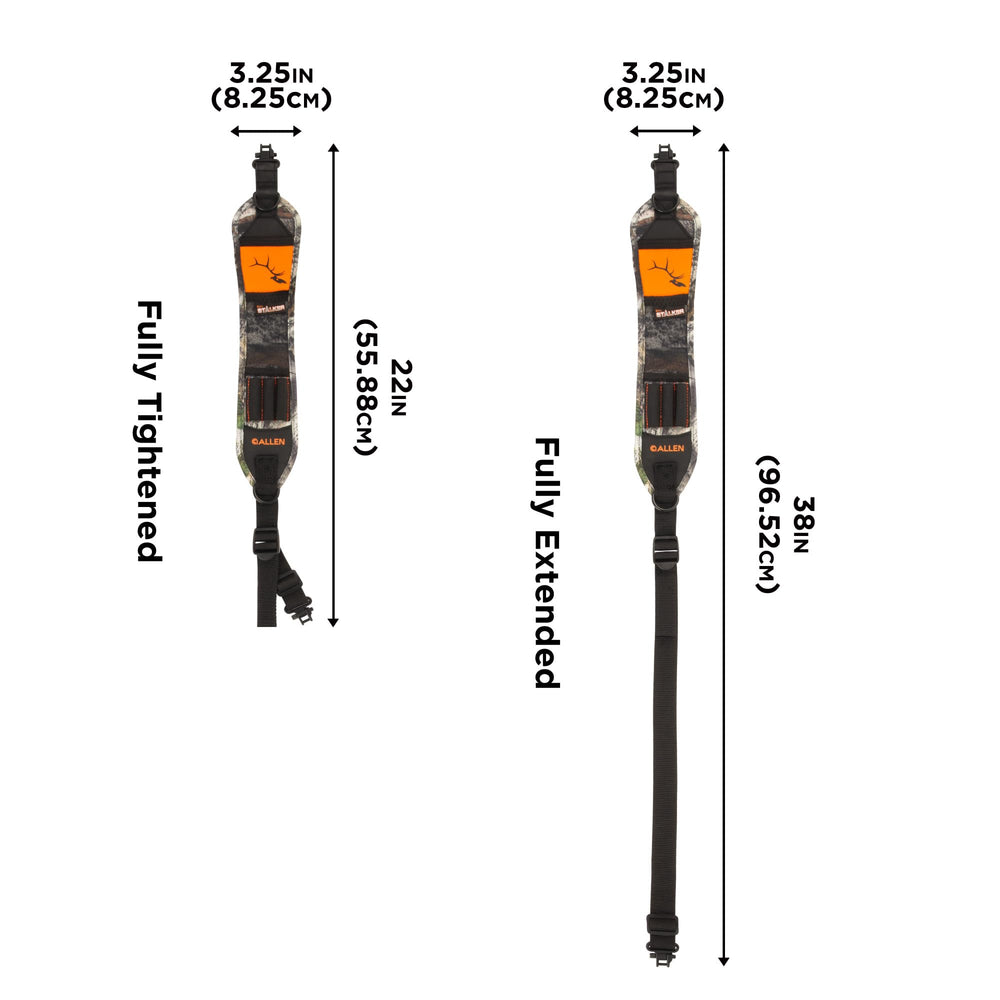 Sling swivels attached to rifle for quick detach