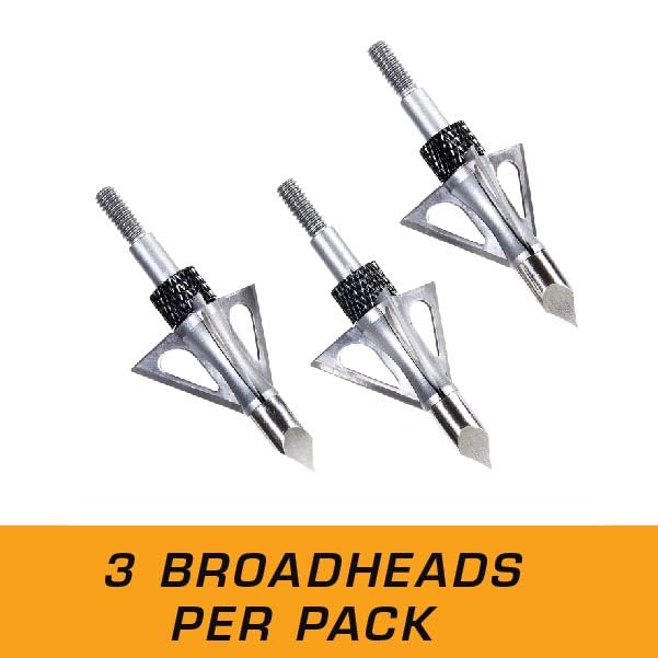 Stryke Impact broadhead in silver finish for rugged outdoor use