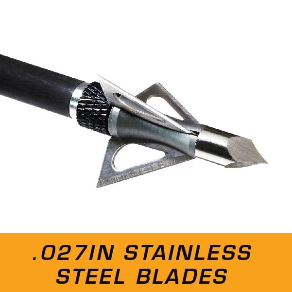 Spin-tested Stryke Impact broadhead ensuring balanced flight