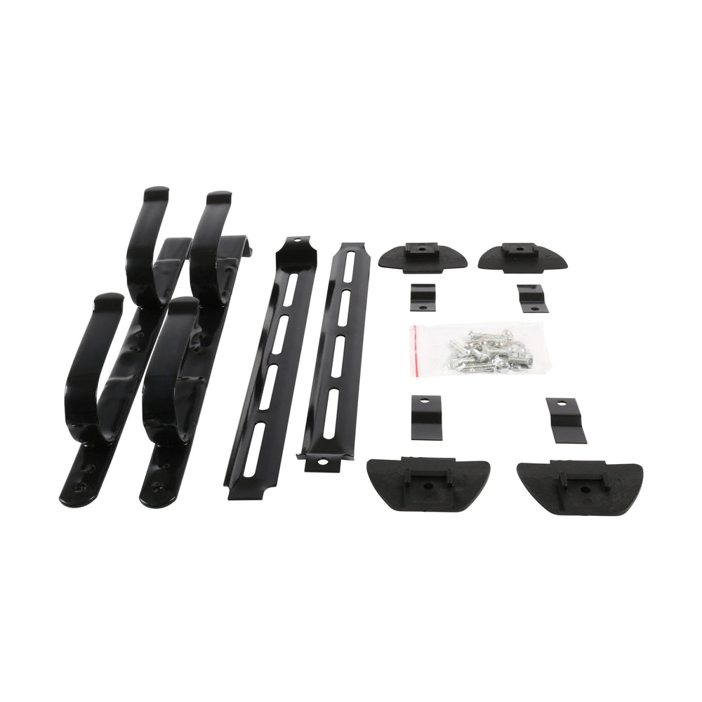 Allen Company metal truck gun rack: horizontal dual gun storage