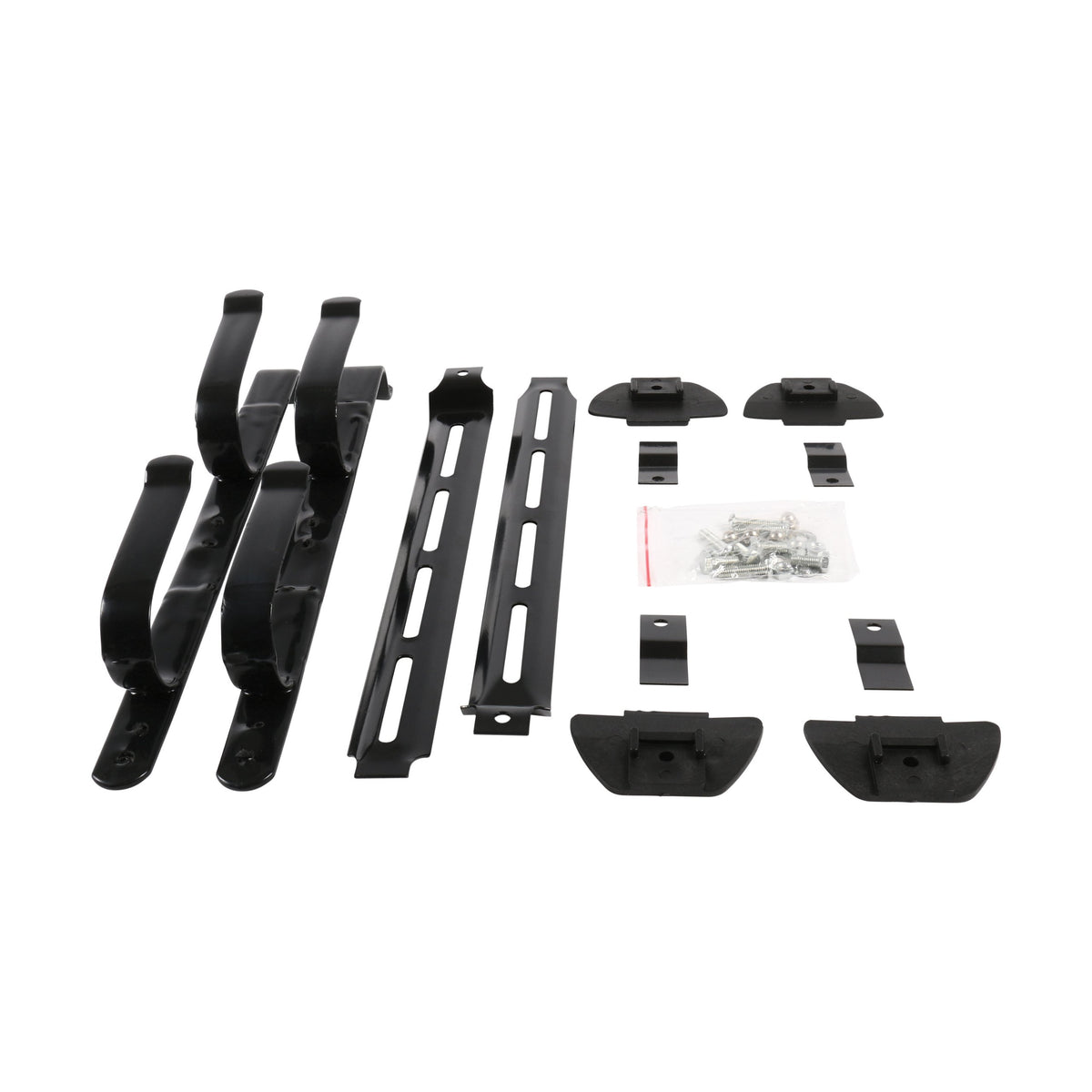 Allen Company metal truck gun rack: horizontal dual gun storage